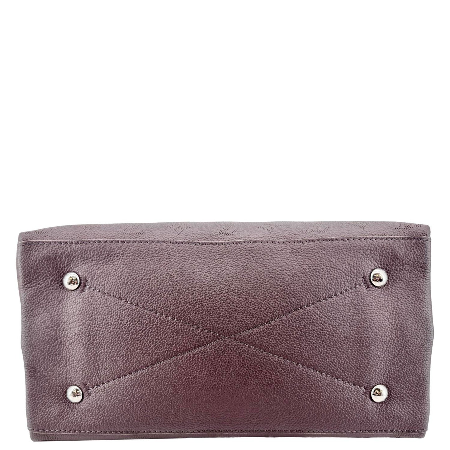 LOUIS VUITTON Carmel Mahina Leather Hobo Bag Chocolate