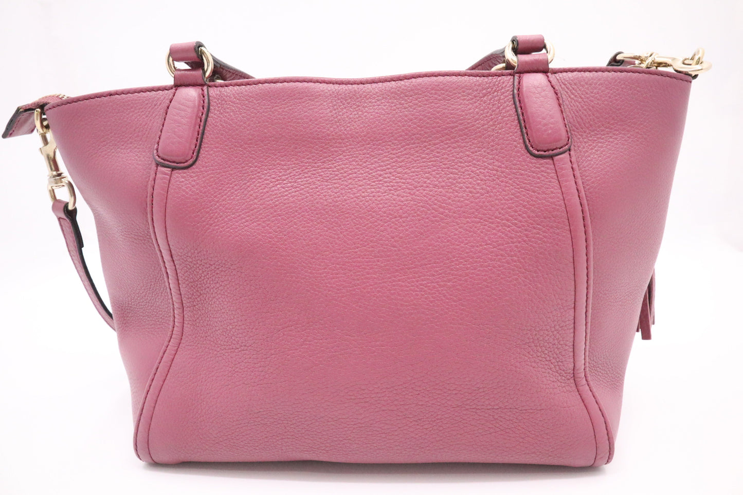 Gucci Soho Handbag in Purple Leather
