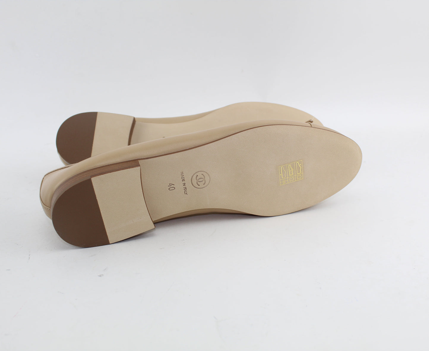 CHANEL BALLERINA FLATS SIZE 40