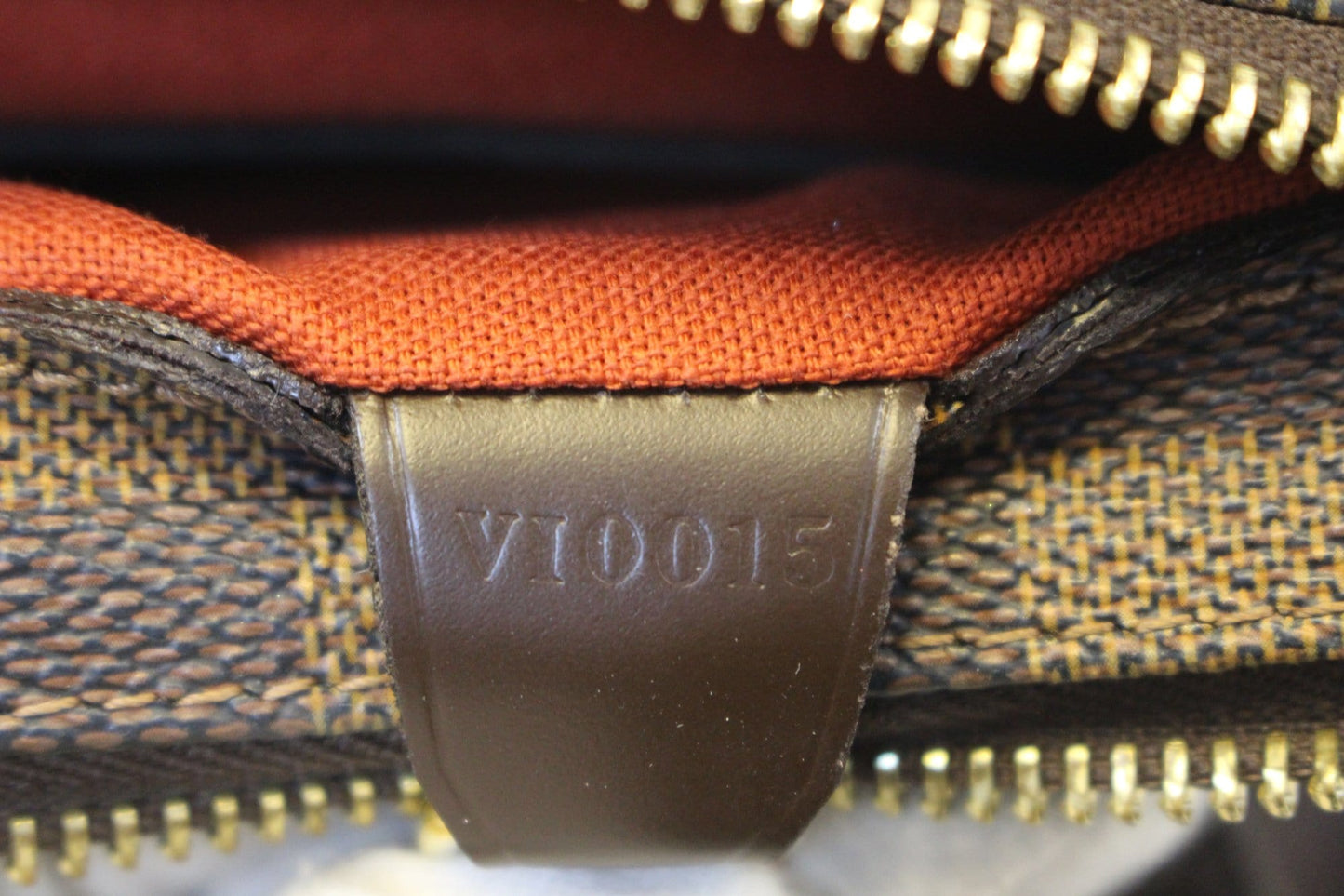 LOUIS VUITTON Cabas Piano Damier Ebene Shoulder Bag
