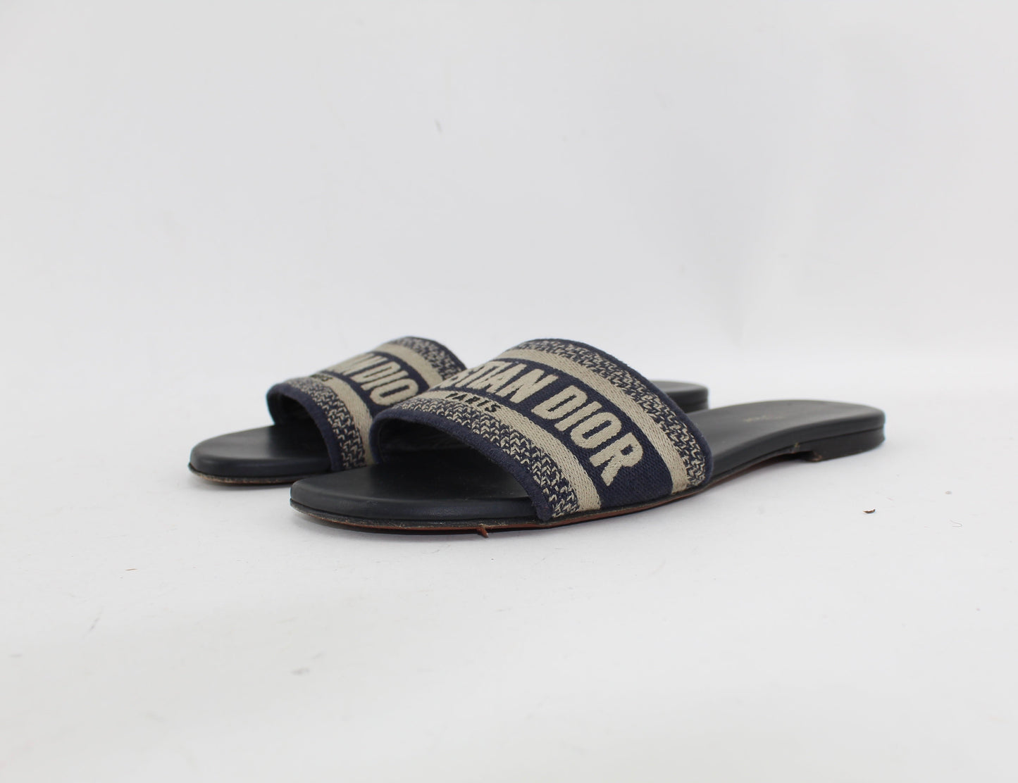 CHRISTIAN DIOR DWAY MULES SIZE 38.5