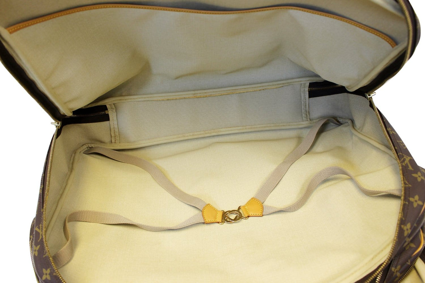 LOUIS VUITTON Alize 3 Monogram Canvas Poche Soft Suitcase Bag