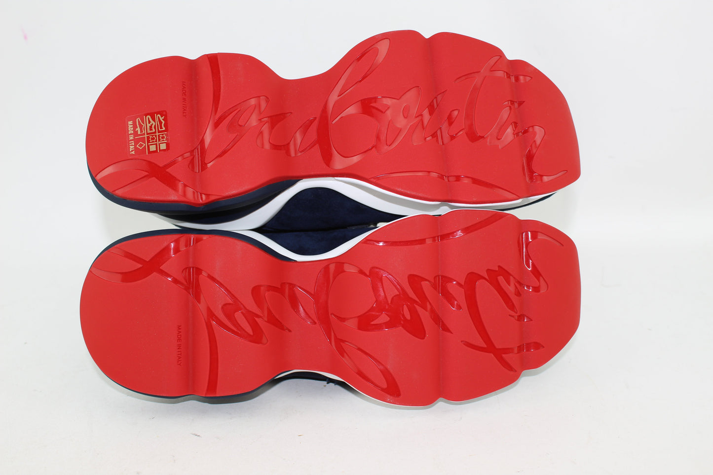 CHRISTIAN LOUBOUTIN RED RUNNER DONNA FLAT SIZE 39