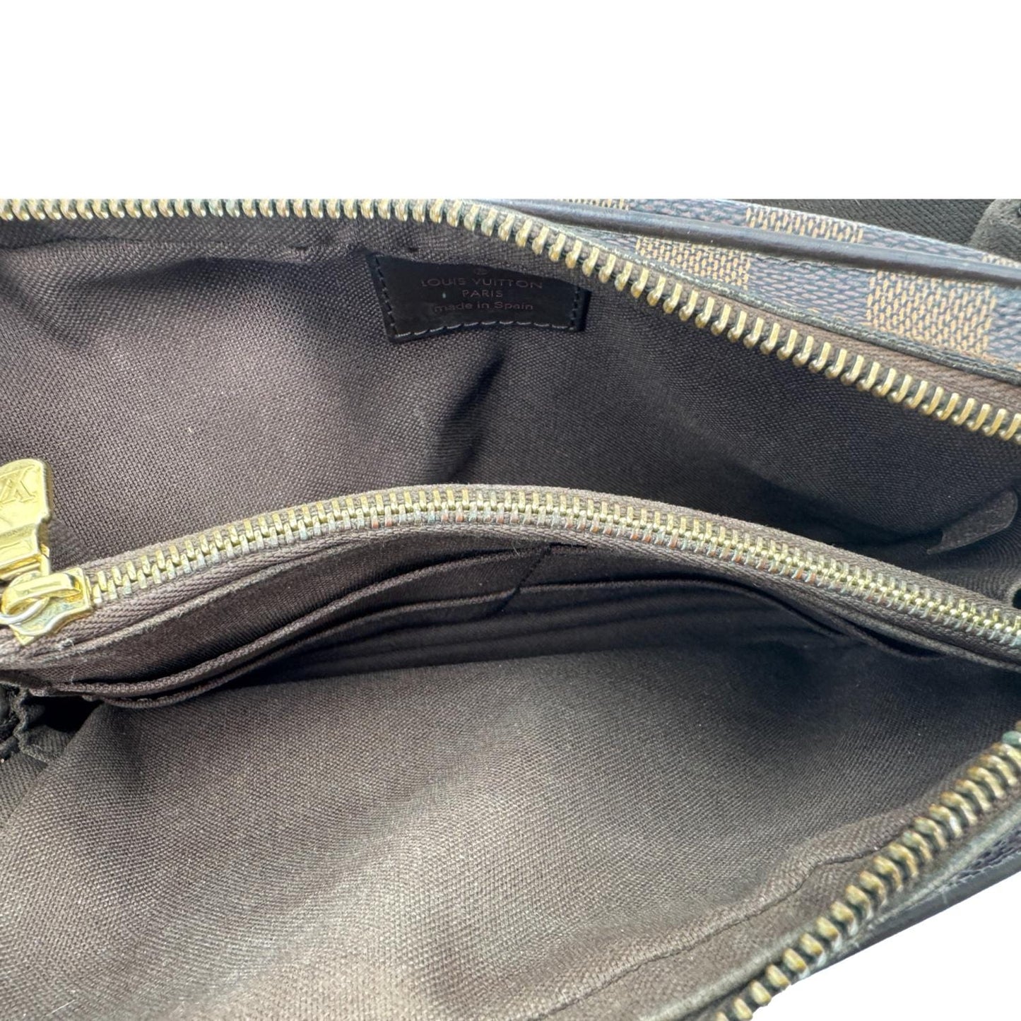 LOUIS VUITTON Brooklyn Damier Ebene Bumbag Brown