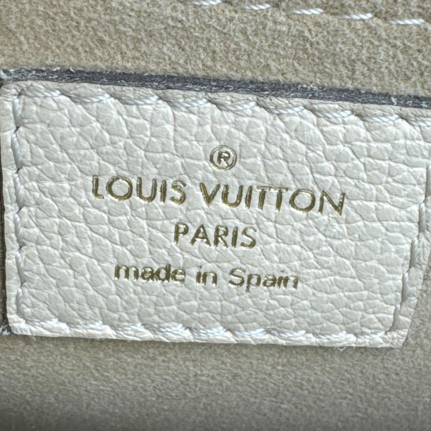 LOUIS VUITTON Vaugirard Monogram Canvas Shoulder Bag Brown
