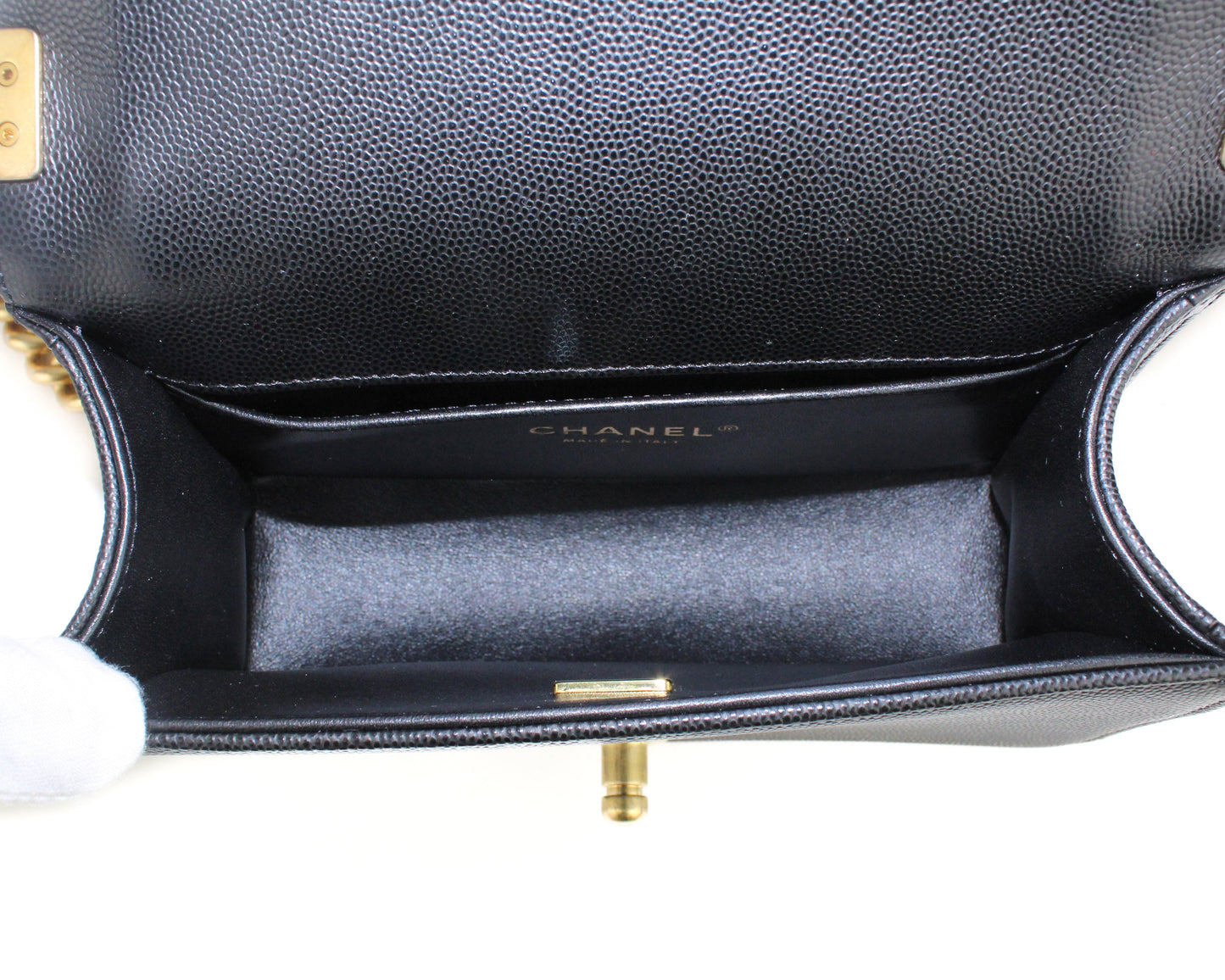 Chanel Caviar Quilted Small Boy bag