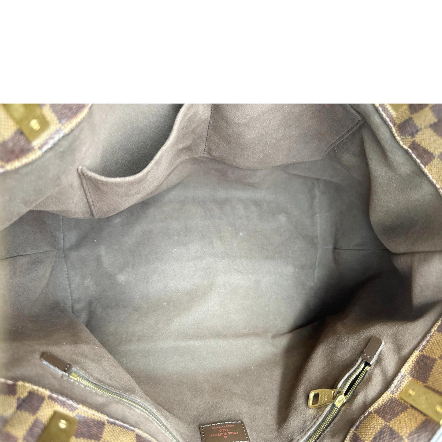 LOUIS VUITTON Marylebone GM Damier Ebene Shoulder Bag Brown