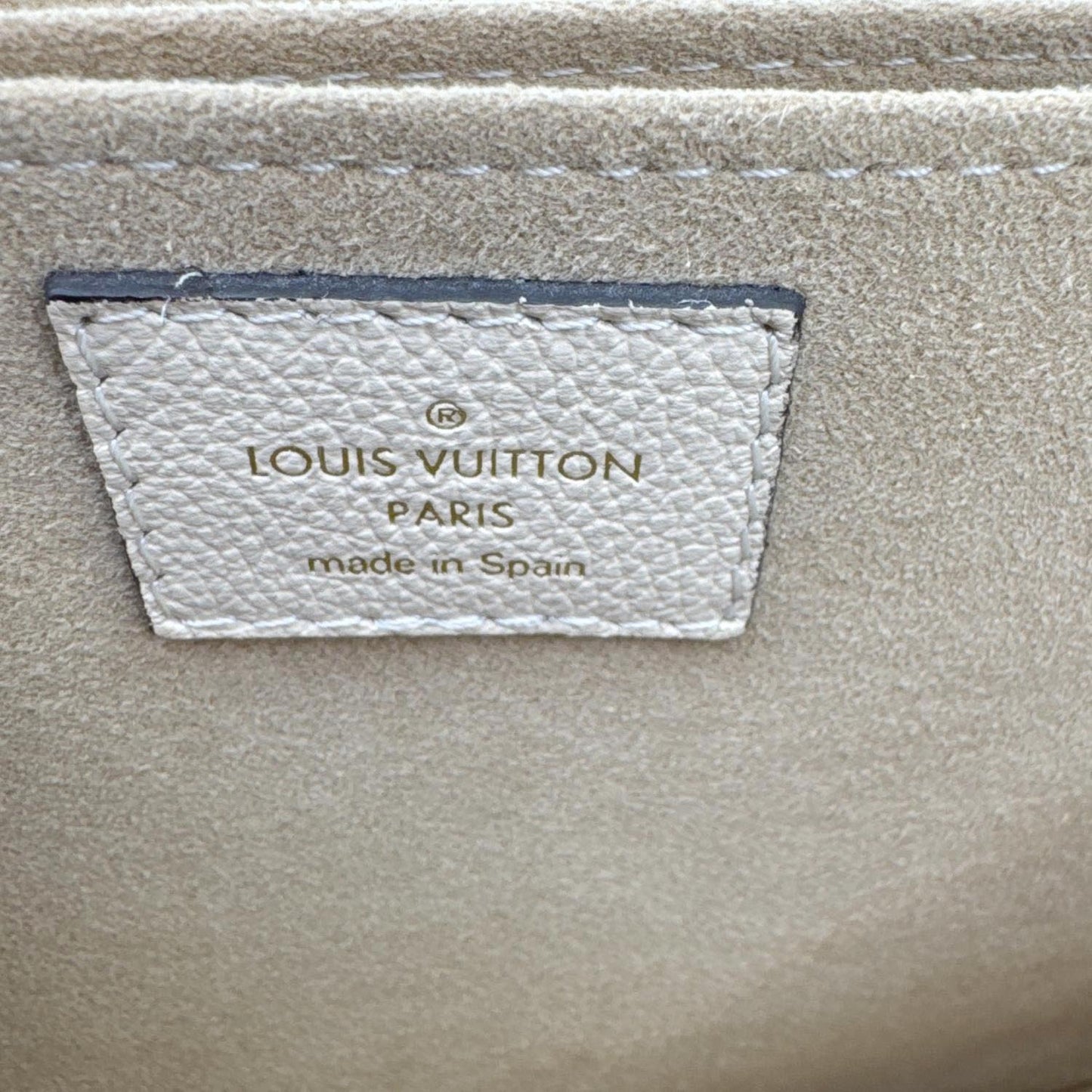 LOUIS VUITTON Vaugirard Monogram Canvas Shoulder Bag Brown