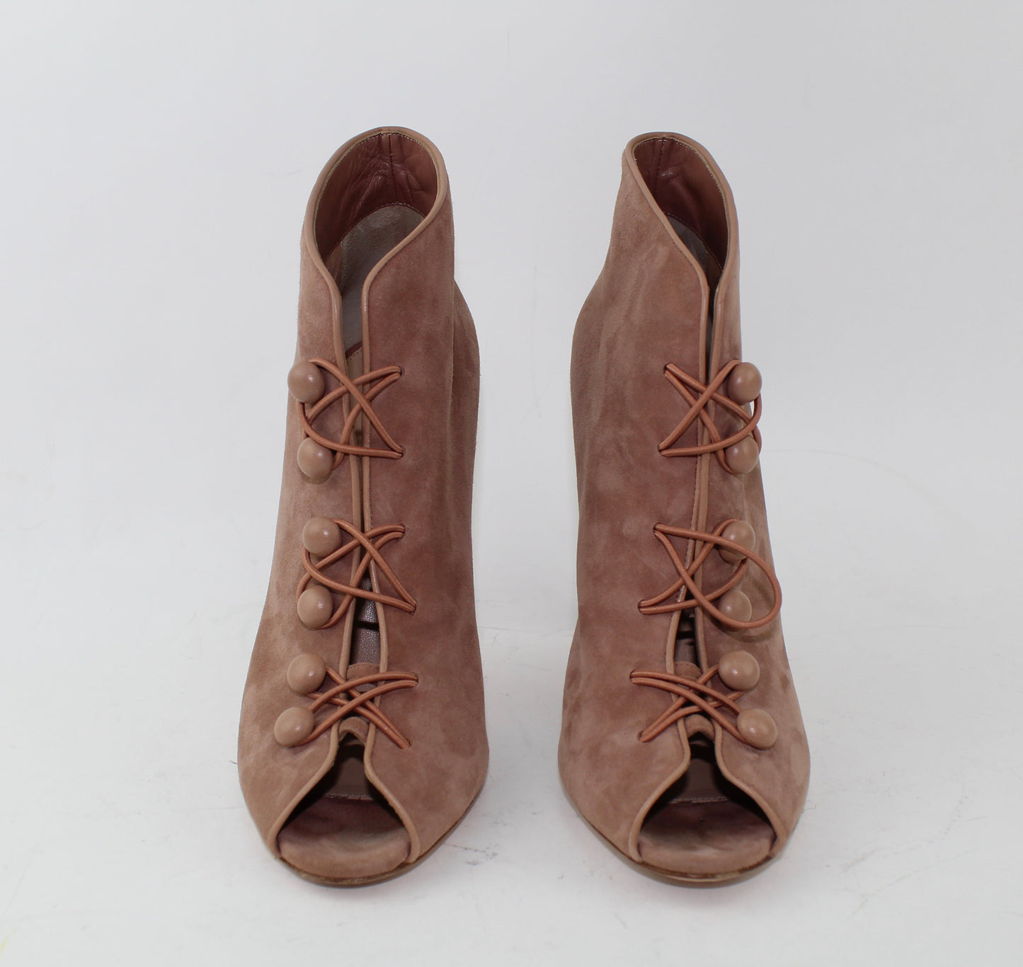 GIANVITO ROSSI SUEDE BOOTIES