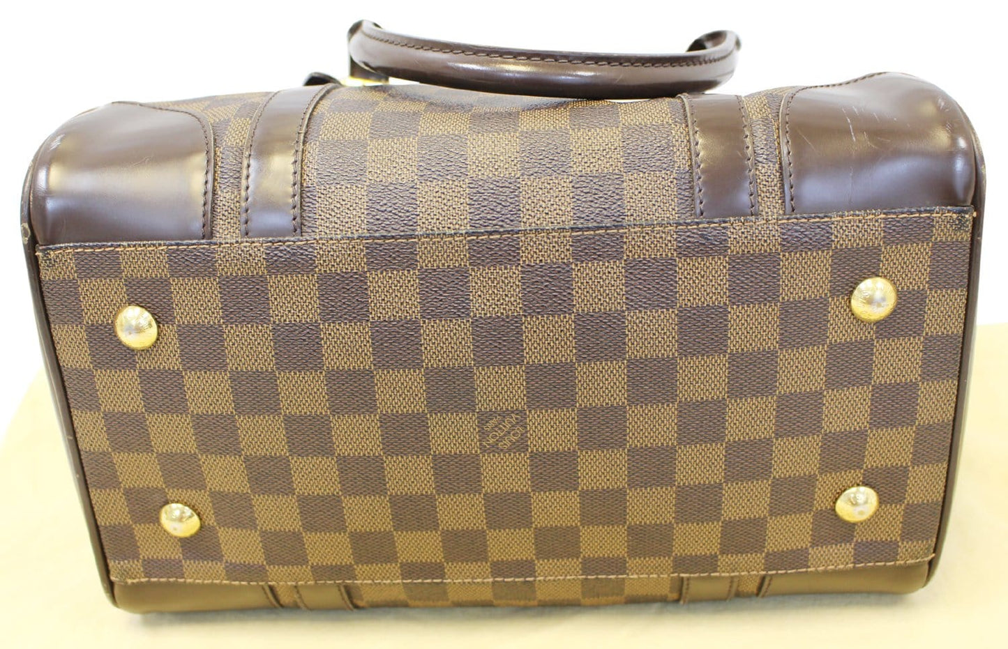 LOUIS VUITTON Damier Ebene Berkeley Satchel Bag