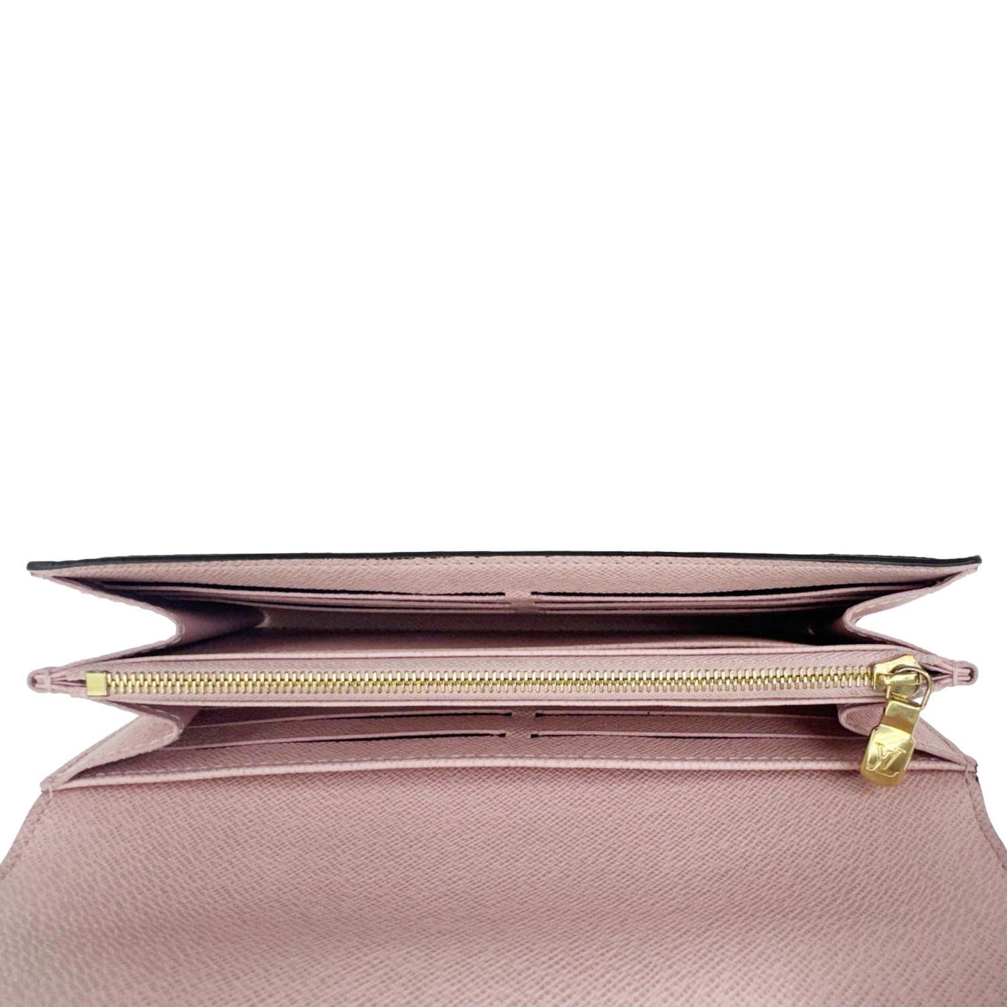 LOUIS VUITTON Sarah Monogram Canvas Wallet Rose Ballerine
