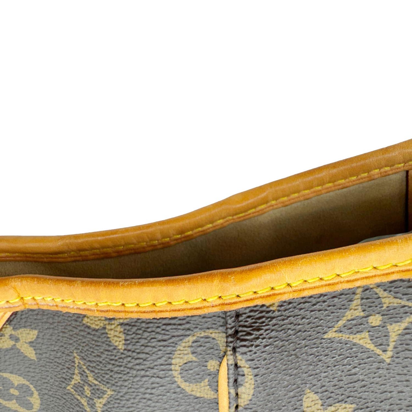 LOUIS VUITTON Galliera GM Monogram Canvas Shoulder Bag Brown