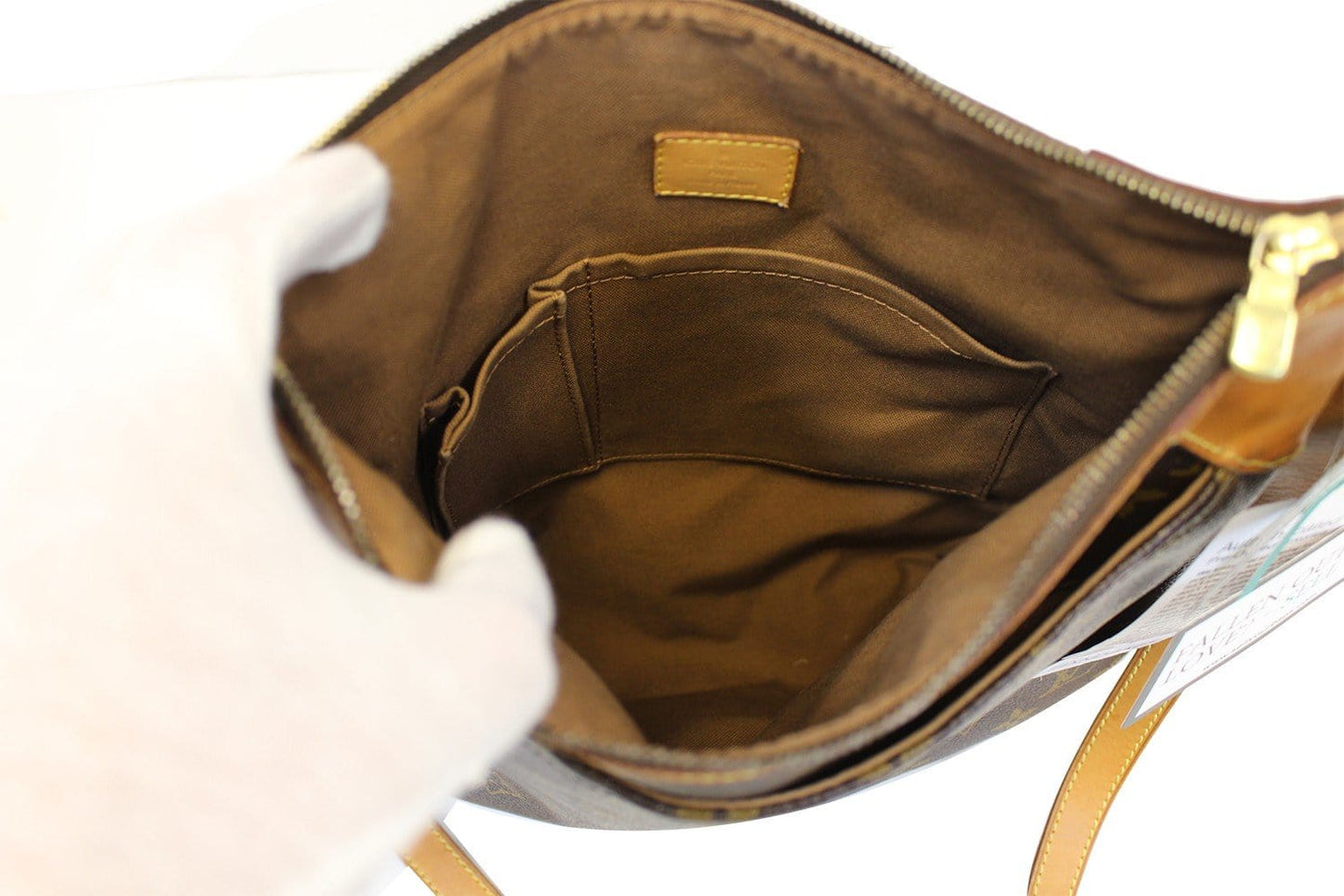 LOUIS VUITTON Monogram Canvas Odeon MM Crossbody Bag