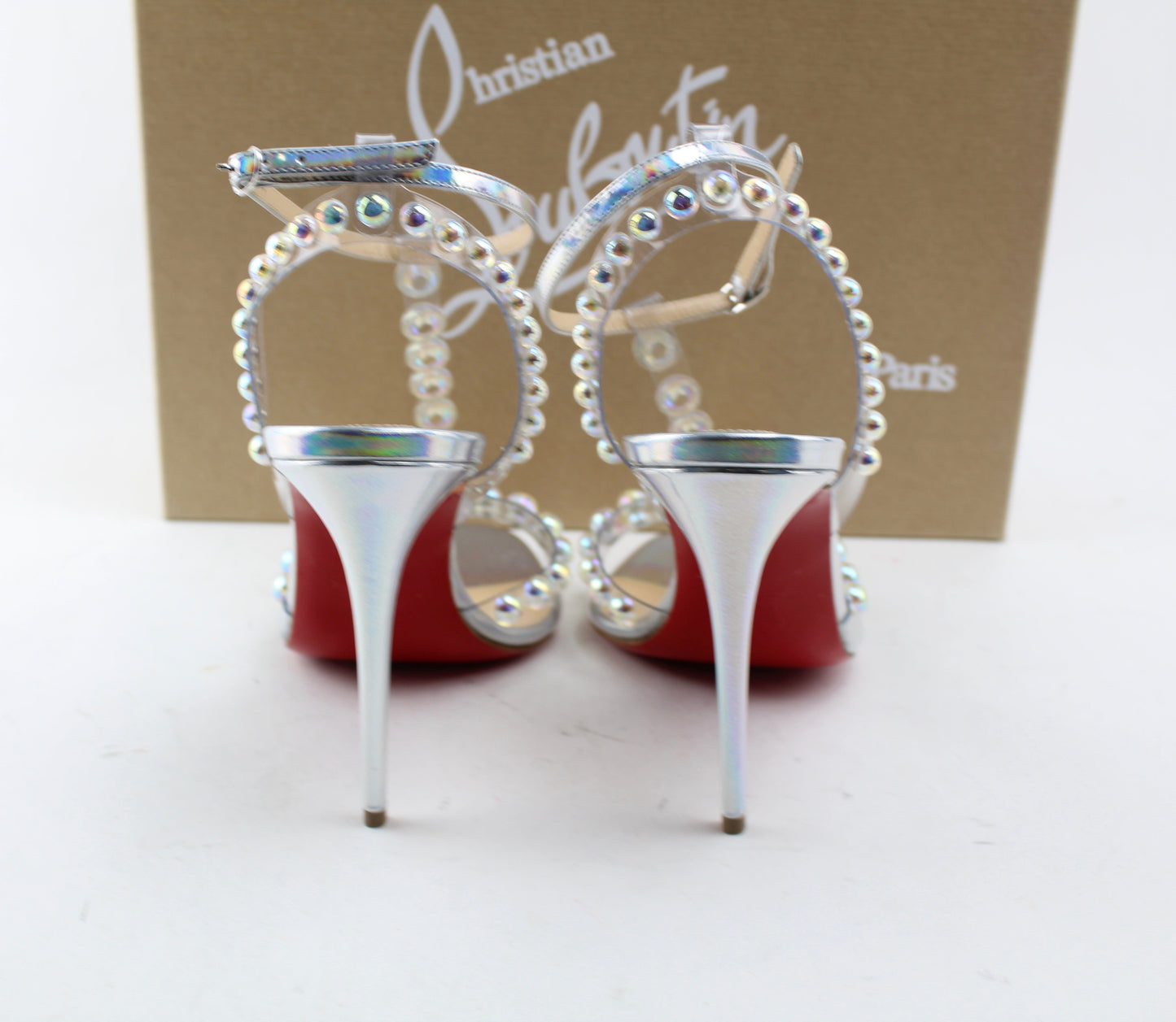 CHRISTIAN LOUBOUTIN FARIDARAVIE 100 MM PVC
