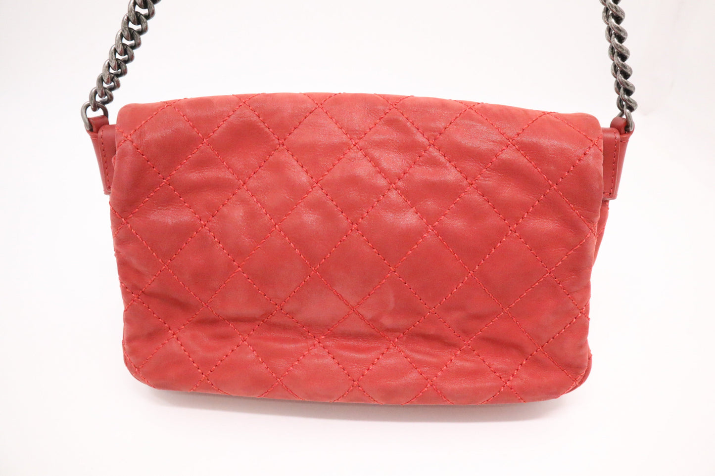 Chanel Coco Daily Flap in Red Leather