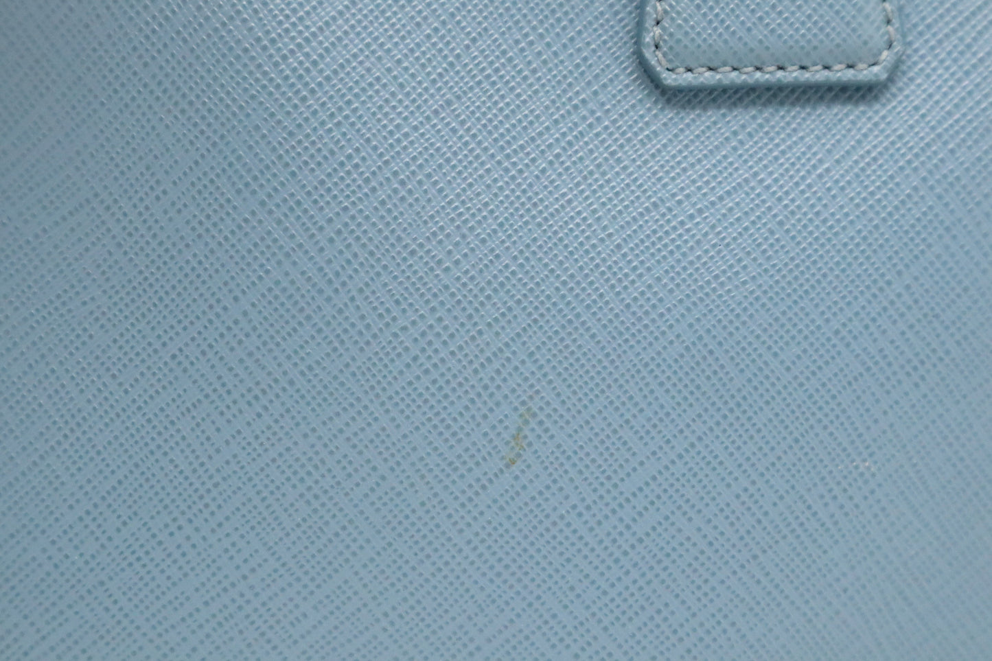 Prada Lux Promenade in Light Blue Saffiano Leather