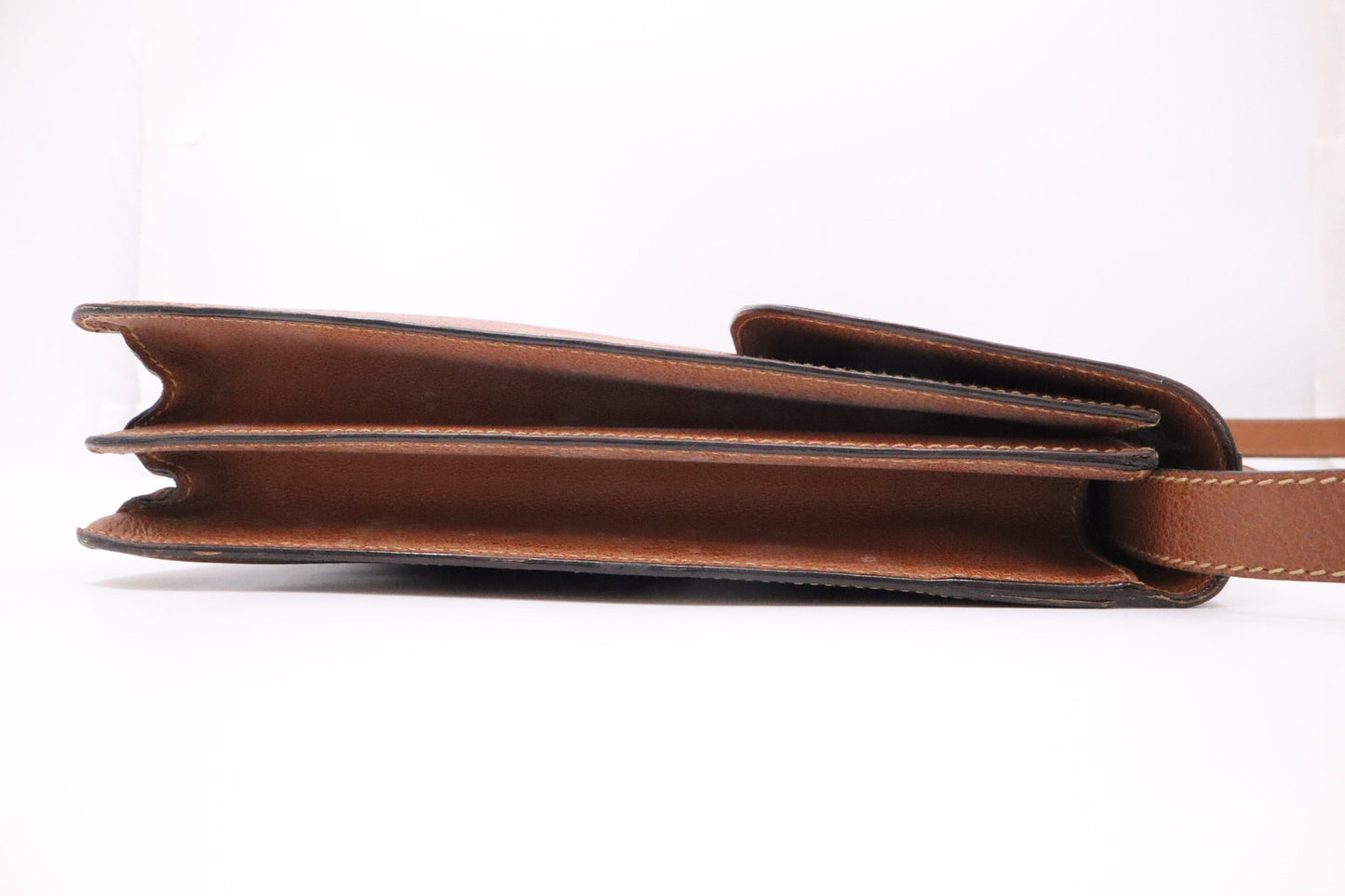 Gucci Bamboo Briefcase in Tan Brown Leather