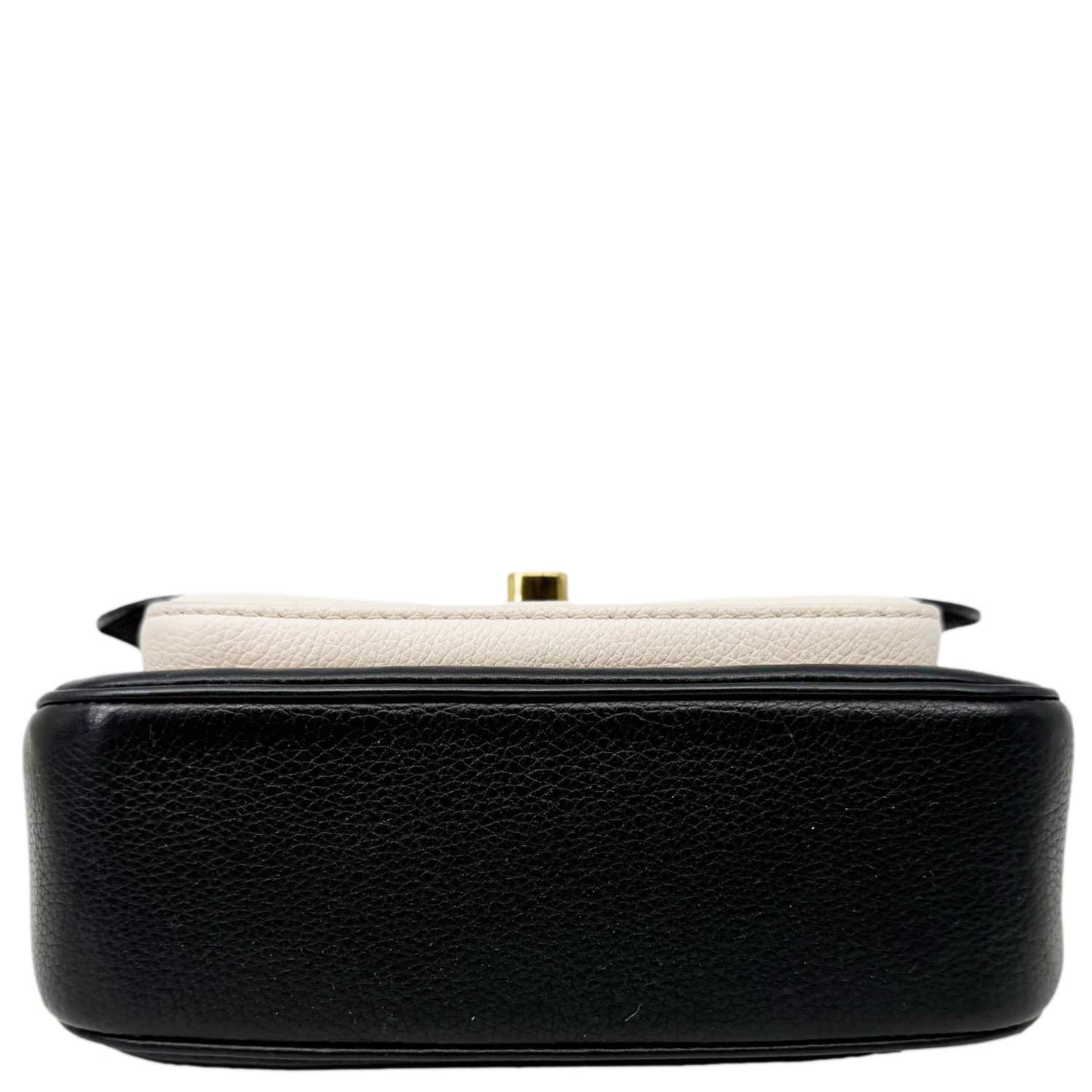 LOUIS VUITTON Lockme Tender Calfskin Leather Shoulder Bag Black