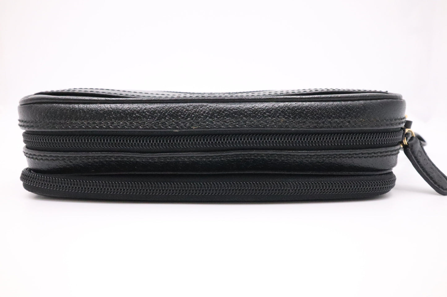 Gucci Wrist Pouch in Black Leather