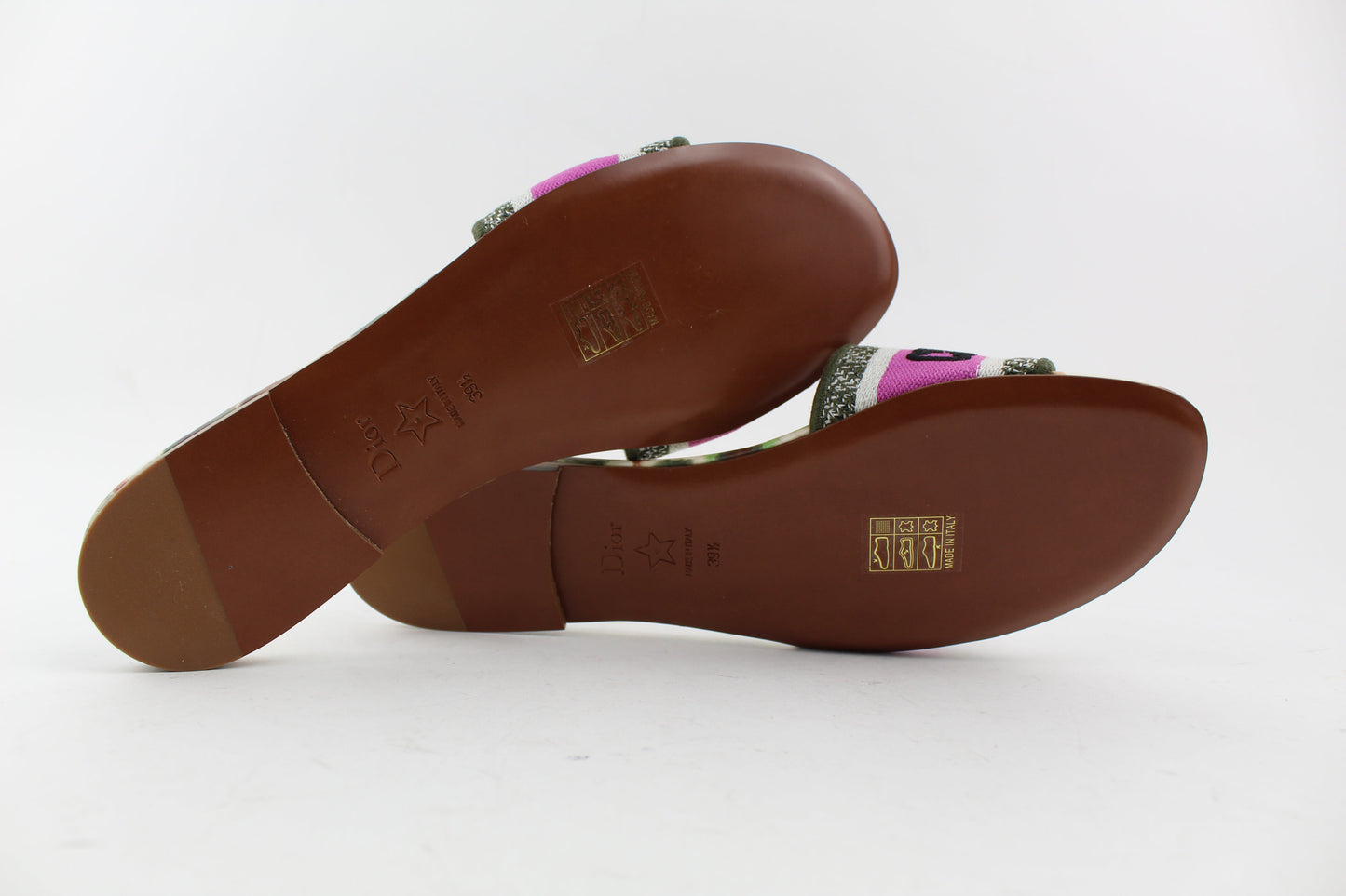 CHRISTIAN DIOR DWAY MULES size 37.5