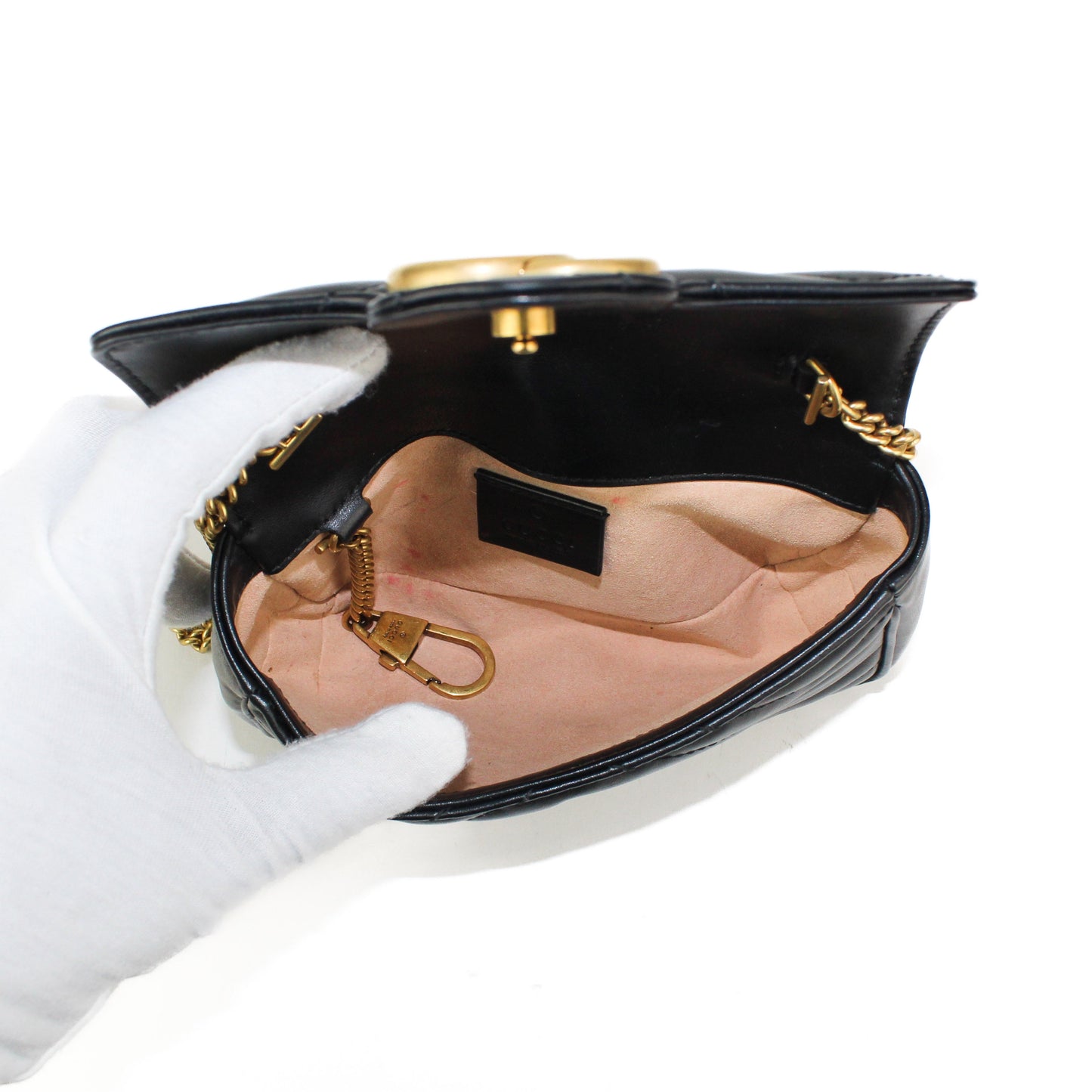 Gucci GG Marmont Matelasse Leather Super Mini Bag