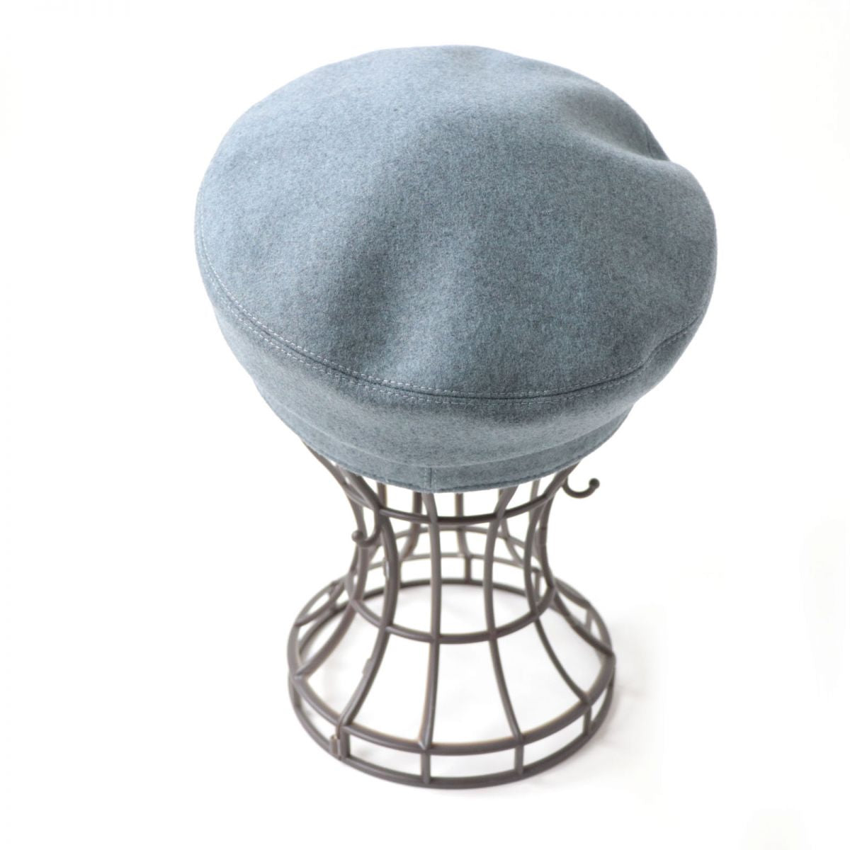 HERMES Casquette cashmere gray Women 58