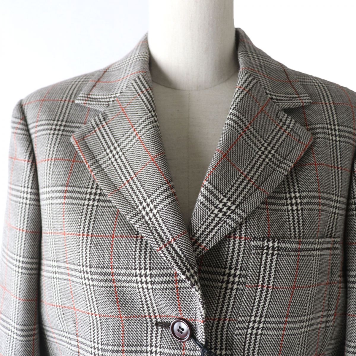 GUCCI tailored jacket 652006 Main: 100% wool, Lining: 100% rayon Gray type Women 40