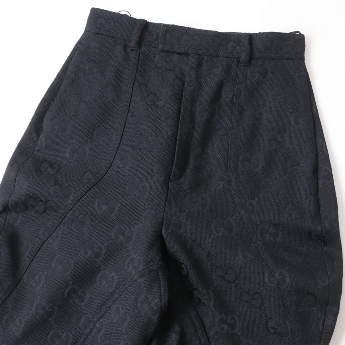 GUCCI Pants Main: 70% cotton, Main: 30% polyester black Women 36