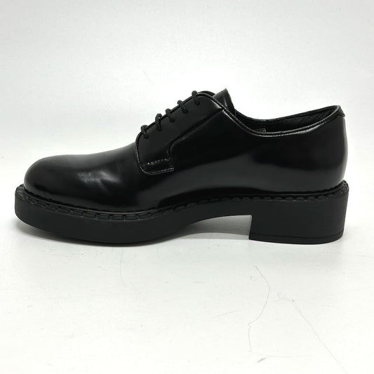 PRADA loafers , Leather black Dress shoes Women 36.5