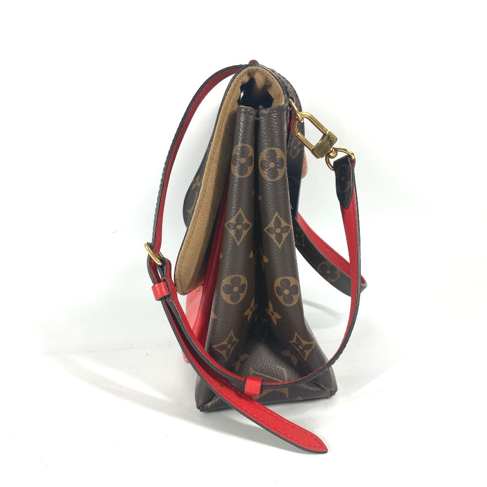 LOUIS VUITTON Handbag M44286 Monogram canvas, leather Red Monogram Marignan Women