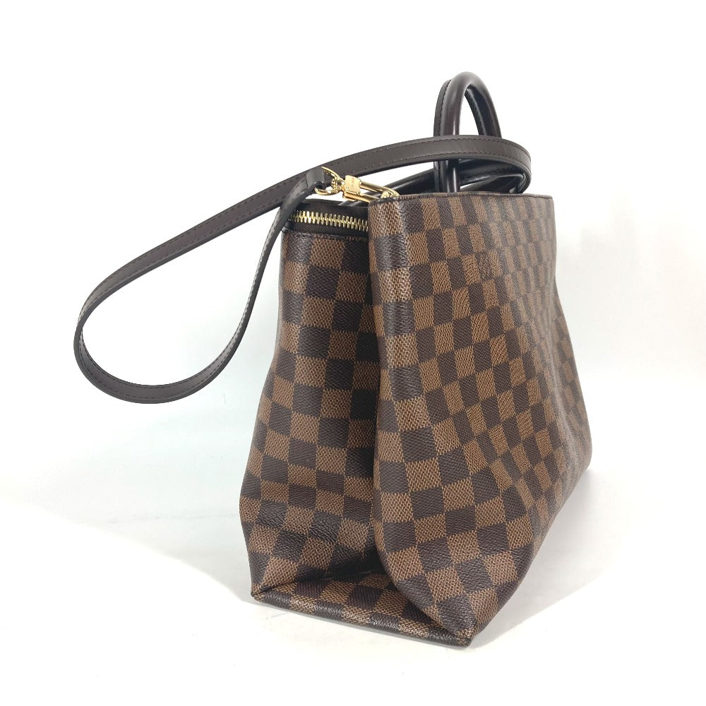 LOUIS VUITTON Handbag N41582 Damier canvas Brown Damier Brompton Women