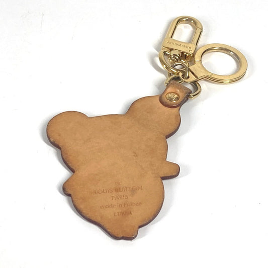 LOUIS VUITTON key ring M62637 Nume leather beige Takashi Murakami collaboration 150th anniversary limited edition Porto Crepanda