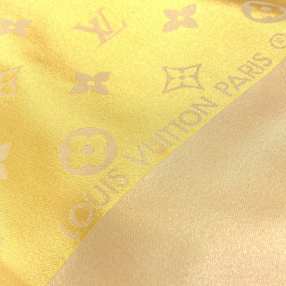 LOUIS VUITTON shawl silk yellow Monogram Women