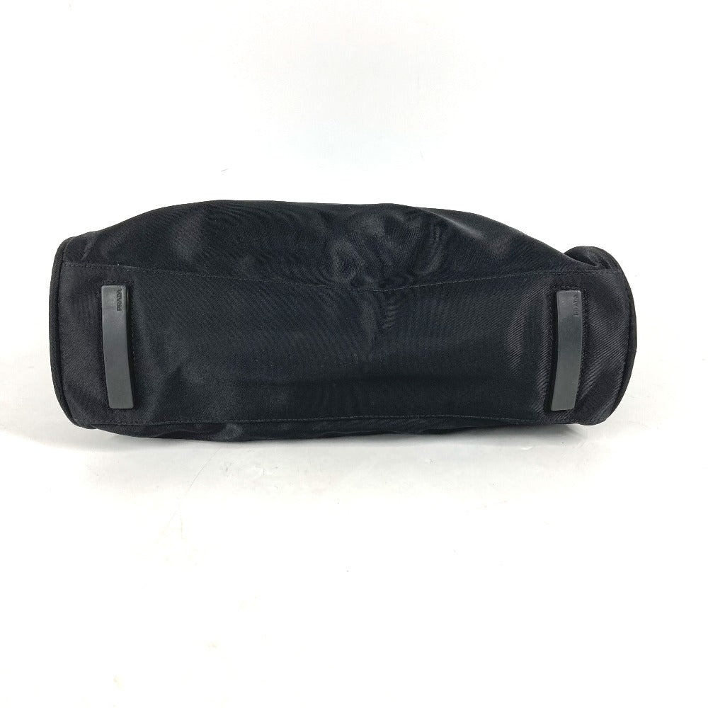 PRADA Handbag Nylon black Triangle logo plate Women