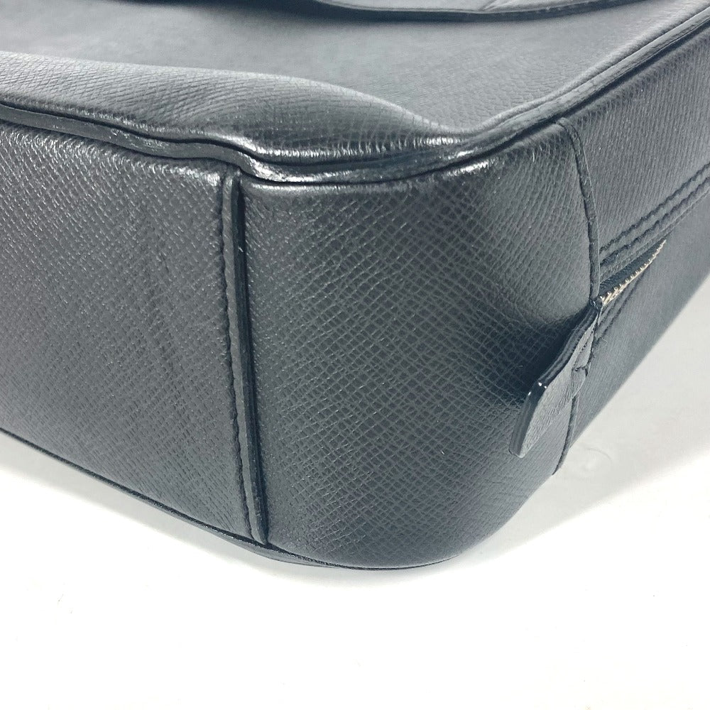 LOUIS VUITTON Business bag M32772 Taiga Leather black Taiga Neo Alexander mens