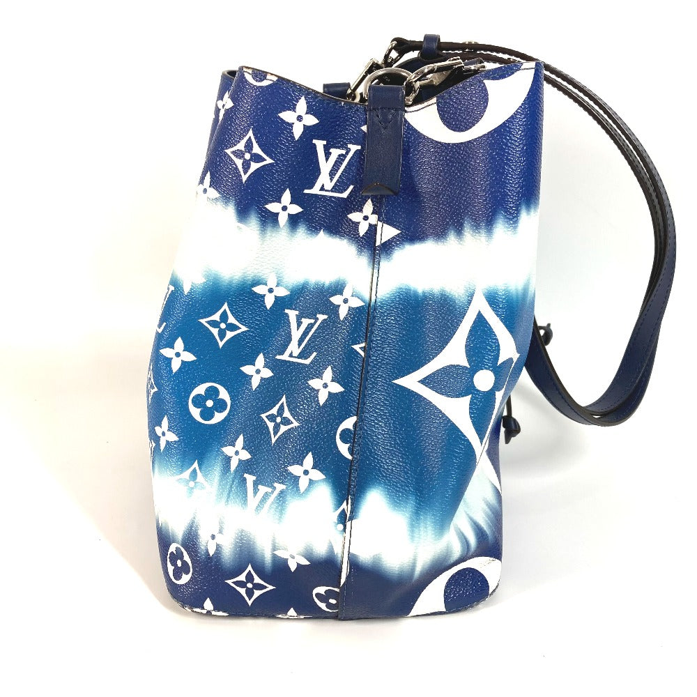 LOUIS VUITTON Shoulder Bag M45126 leather blue LV Escal Neonoe Women