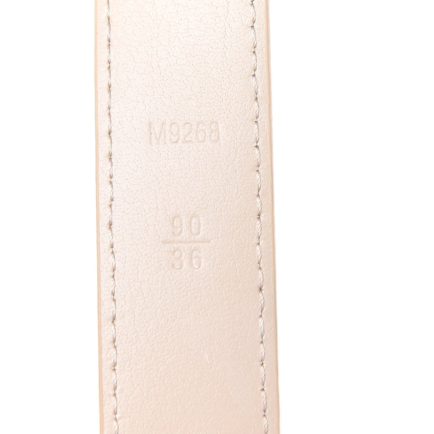 LOUIS VUITTON DAMIER AZUR 30MM LV INITIALS BELT
