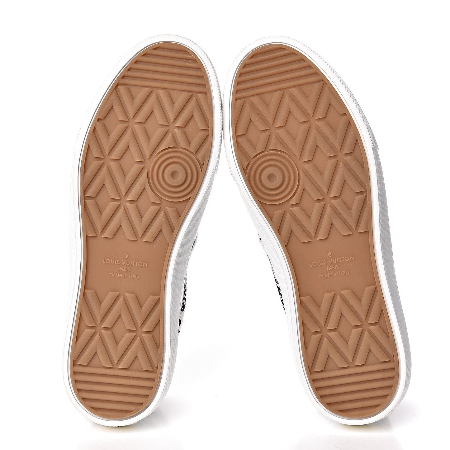 LOUIS VUITTON MEN'S CANVAS TROCADERO SLIP-ON SNEAKERS