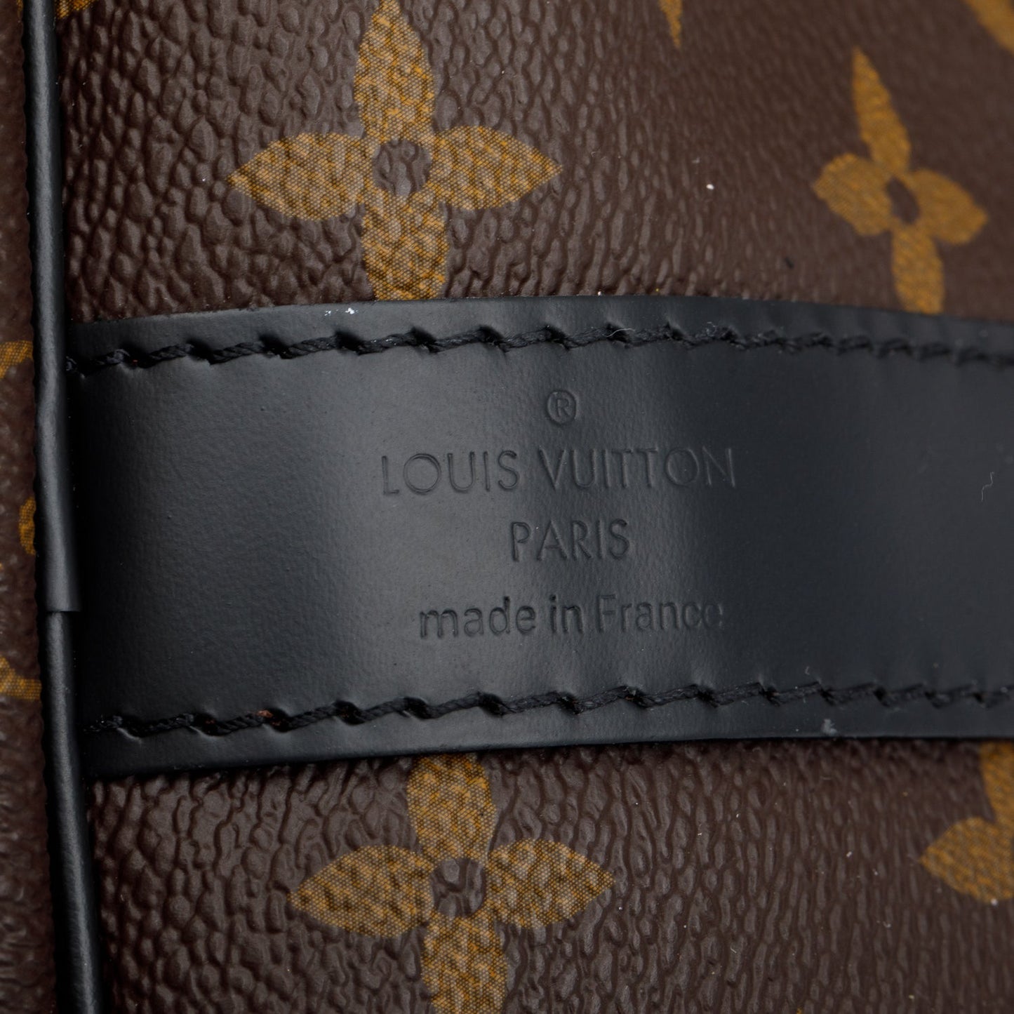 Louis Vuitton Monogram Macassar Keepall Bandouliere 55