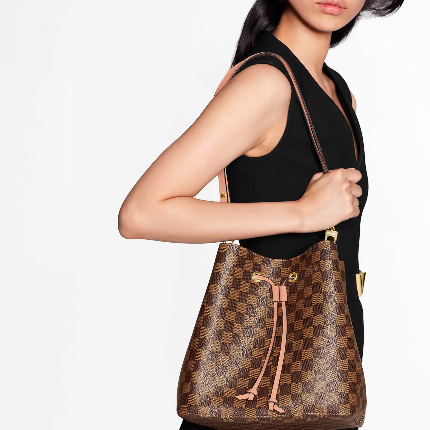 LOUIS VUITTON DAMIER EBENE NÃONOÃ MM BAG