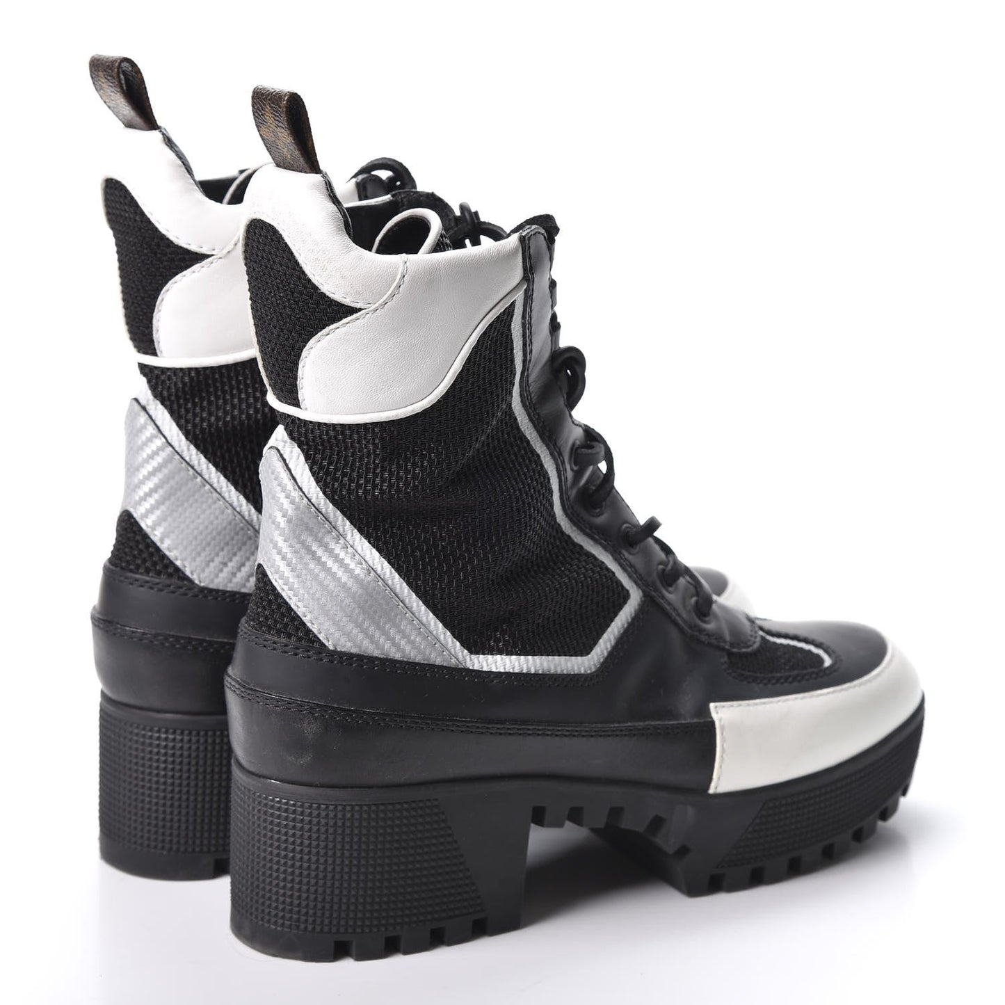 Louis Vuitton Calfskin Technical Nylon Laureate Platform Desert Boot