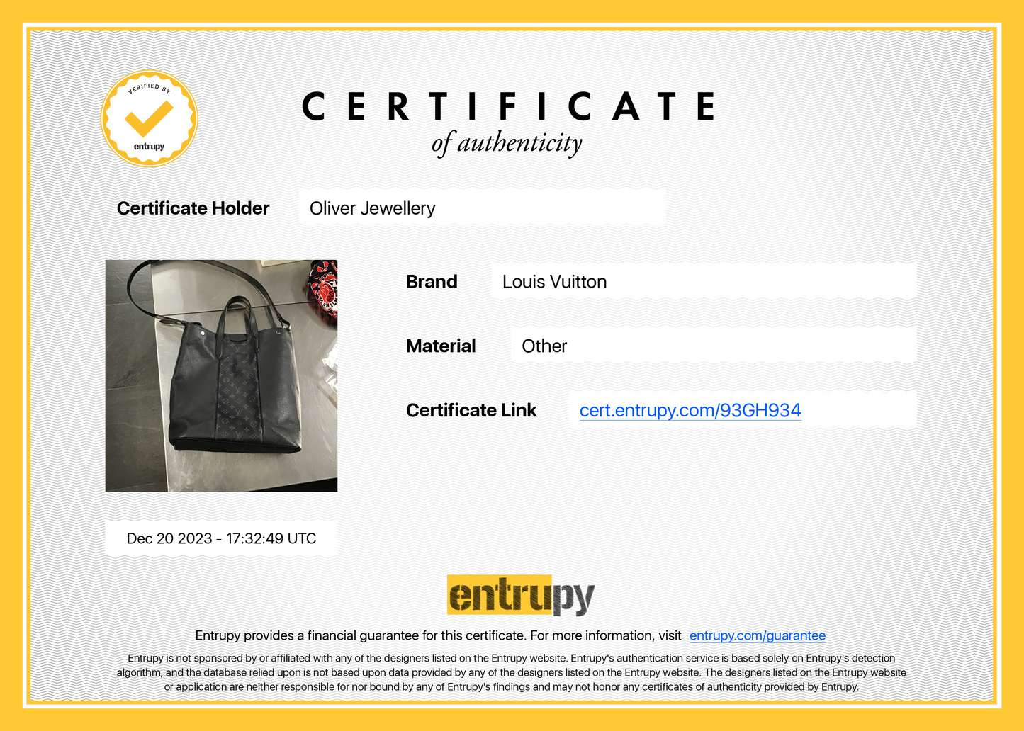 Louis Vuitton 2020 Black Monogram Taigarama City Tote