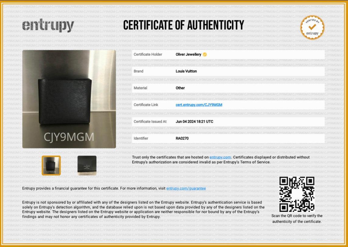 Louis Vuitton 2020 Black Taiga Leather Amerigo Wallet