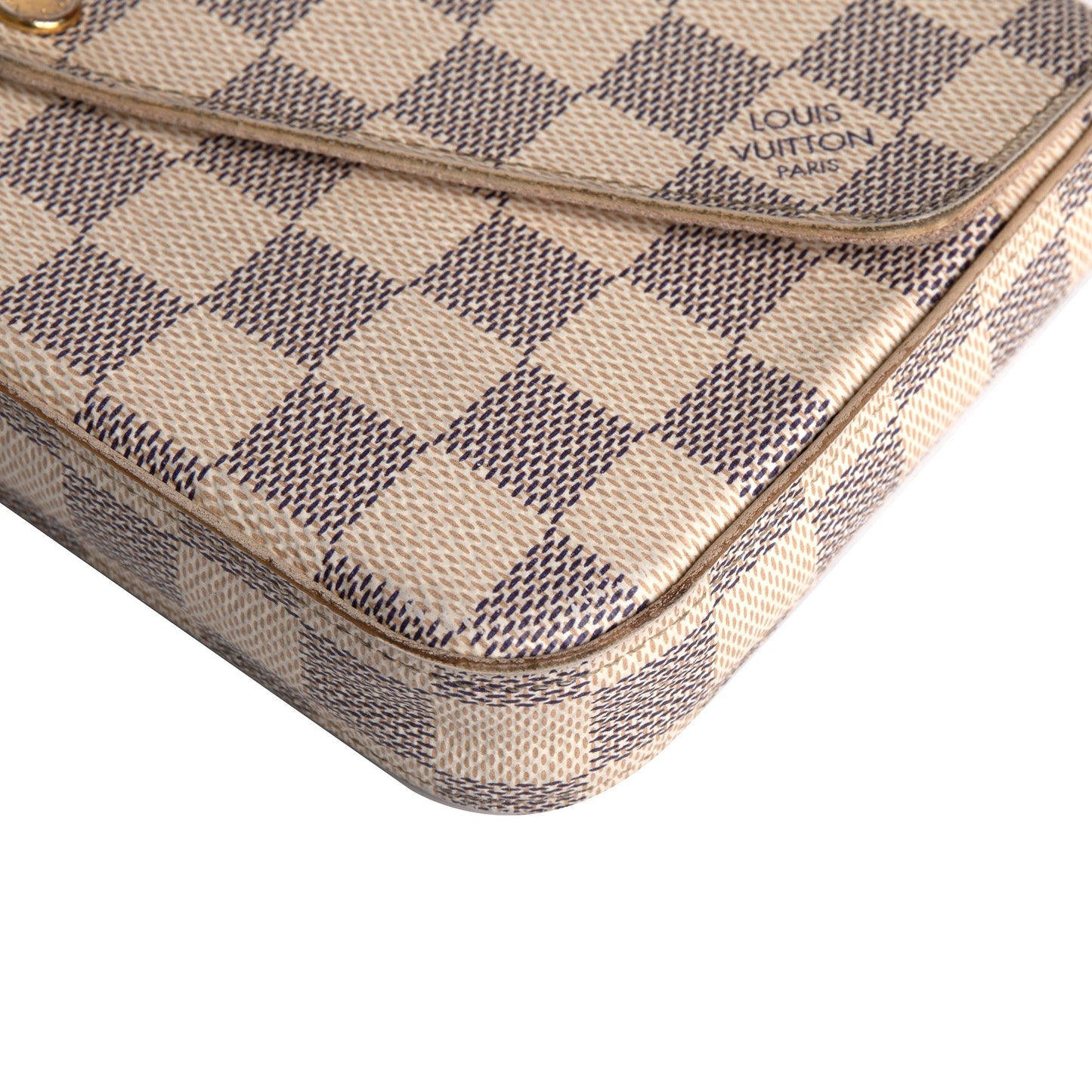 Louis Vuitton 2020 Damier Azur Felicie Pochette Bag