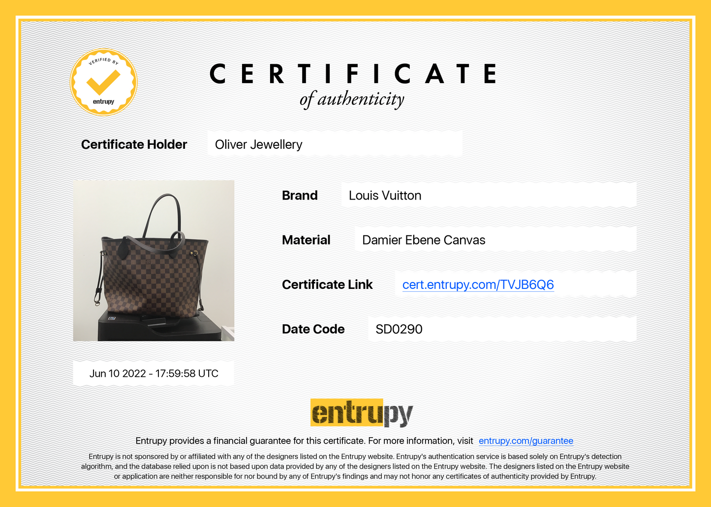 Louis Vuitton 2020 Damier Ebene Neverfull MM
