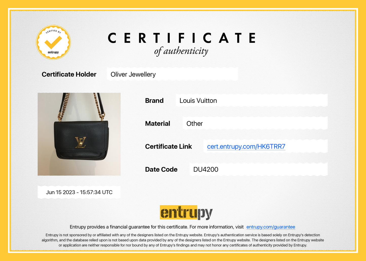 Louis Vuitton 2020 Lockme Chain Bag PM