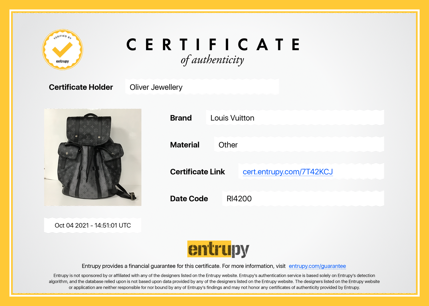 Louis Vuitton 2020 Monogram Eclipse Christopher PM Backpack