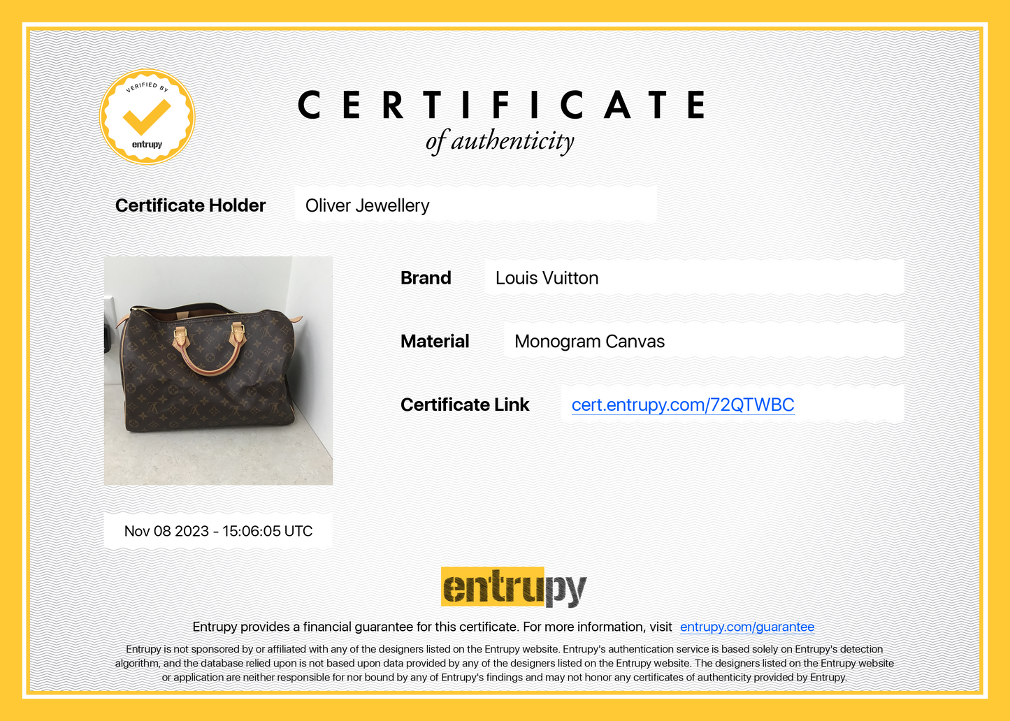 Louis Vuitton 2021 Monogram Speedy 30