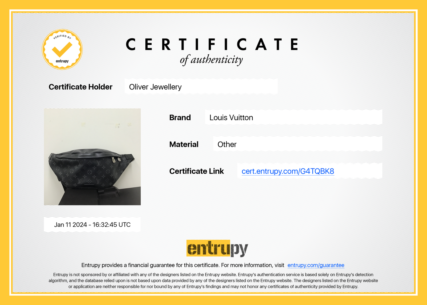 Louis Vuitton 2022 Black Monogram Eclipse Discovery Bumbag PM
