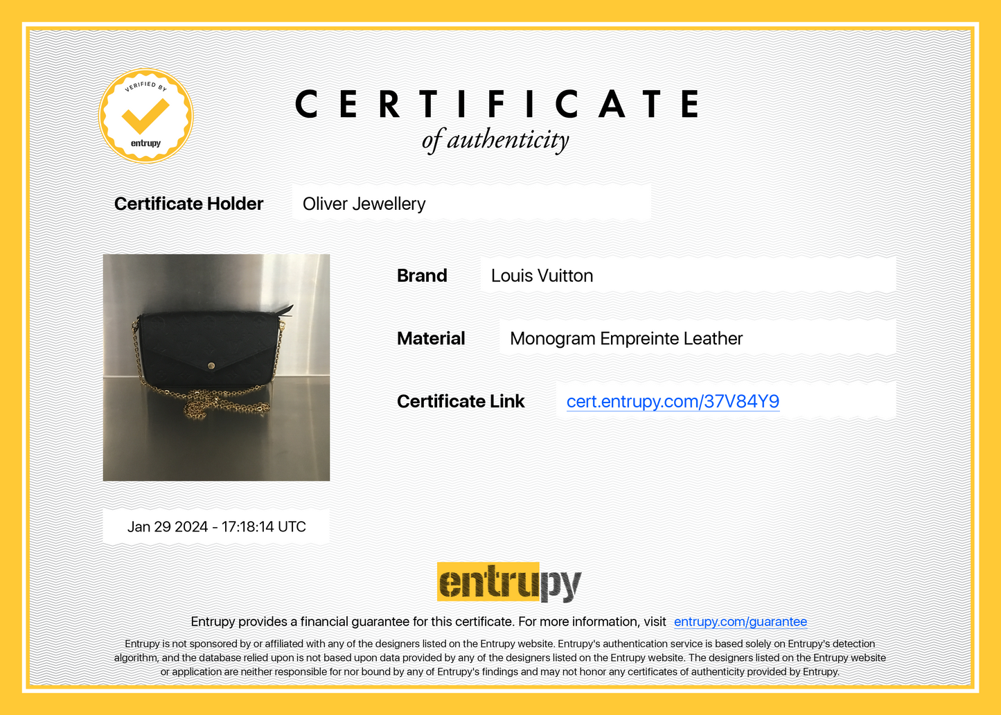 Louis Vuitton 2022 Black Monogram Empreinte Leather Felicie Pochette